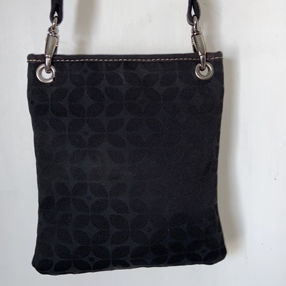 Fossil & Vera Bradley 2 crossbody black canvas and floral print EUC - Picture 5 of 16